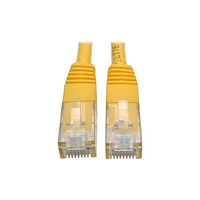 Tripp Lite Cat6 Cat5 Molded Patch Cable Yellow 50ft (N200050YW)