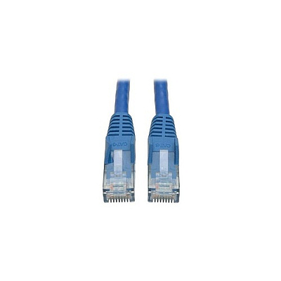 Tripp Lite Cat6 Snagless Molded Patch Cable Blu 8ft (N201008BL)