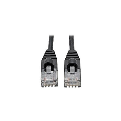Tripp Lite Cat6a Snagless Molded Slim Cable Bk 6ft (N261S06BK)