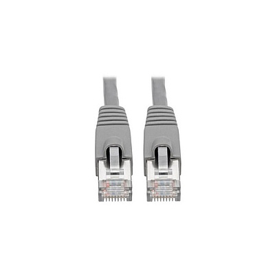 Tripp Lite Cat6a Snagless Shielded Patch Cable 1ft (N262001GY)