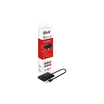 Club 3D Usb A -dual Dp 1.2 4k 60hz Adapter (CSV1477)