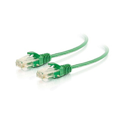 C2G 10ft Slim Cat6 Cable Utp Green (01164)