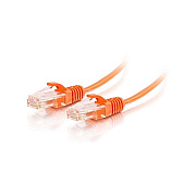 C2G 1ft Slim Cat6 Cable Utp Orange (01175)
