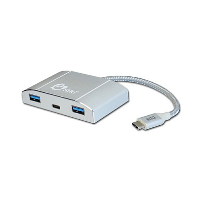 SIIG Usb C To 4 Port Usb 3.0 Hub With Pd Char (JUH30C11S1)