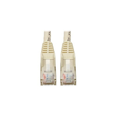 Tripp Lite Cat6 Snagless Molded Patch Cable Wht 6in (N20106NWH)