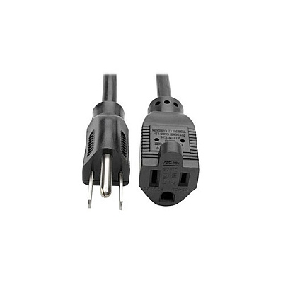 Tripp Lite Power Cord 18awg 10a 5-15r To 5-15p 3ft (P022003)