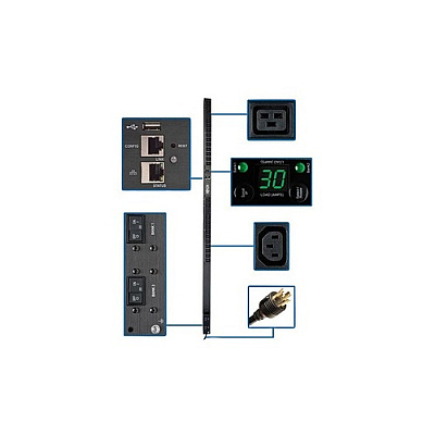Tripp Lite Pdu Monitored 20 C13; 4 C19, Lx Platform (PDUMNV30HVLX)