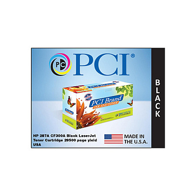 PCI Brand Eco-friendly Reman Hp 827a Cf300a Black Toner Cartridge 29500 Pg Yield For Hp Color Laserjet Enterprise Flow M880, M880mfp, M880z, M880zmfp (CF300APCI)