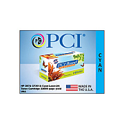 PCI Brand Eco-friendly Reman Hp 827a Cf301a Cyan Toner Cartridge 32000 Pg Yld For Hp Color Laserjet Enterprise M880, M880 Mfp, M880z, M880z Mfp, Cf301 (CF301APCI)