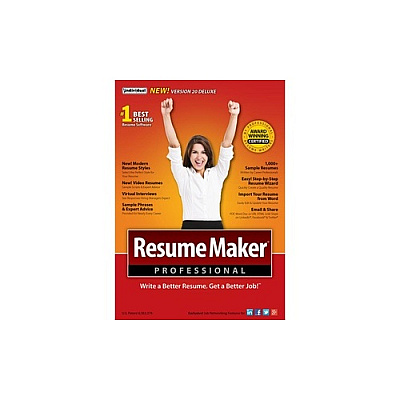 Individual Software Resumemaker Pro Deluxe 20 Esd (ESDR20ESD)