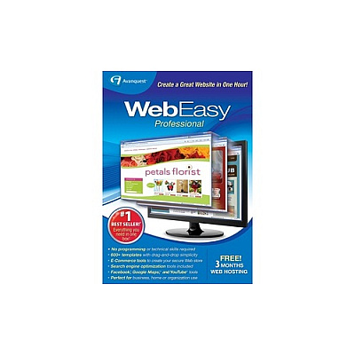 Avanquest North America Web Easy Professional 10 Esd (10093E9ESD)