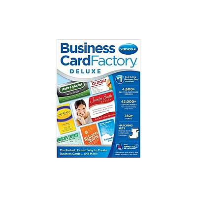 Avanquest North America Business Card Factory Deluxe 4.0 Esd (40934EESD)