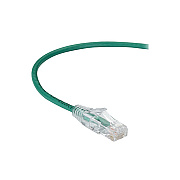 Black Box Cat6a 500-mhz Snagless 28awg Stranded Ethernet Patch Cable - Unshielded (utp), Cm Pvc (rj45 M/m), Green, 7-ft. (2.1-m) (C6APC28GN07)