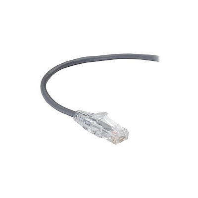 Black Box Cat6a 500-mhz Snagless 28awg Stranded Ethernet Patch Cable - Unshielded (utp), Cm Pvc (rj45 M/m), Gray, 5-ft. (1.5-m) (C6APC28GY05)