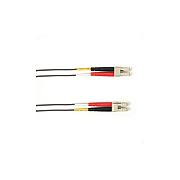 Black Box Om1 62.5/125 Multimode Fiber Optic Patch Cable - Ofnr Pvc, Lc To Lc, Gray, 3-m (9.8-ft.), Gsa, Taa, Non-returnable/non-cancelable (R62003MLCLCGR)