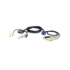 Aten Usb Vga To Dvi-a Kvm Cable W/audio (2L7DX3U)