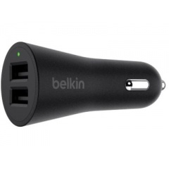 Belkin Boost Up 2-port Car Charger (F8M930BTBLK)