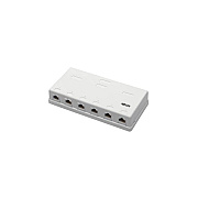 Tripp Lite Cat6 Surface-mount Box 6-port 110 Idc (N236006WH)