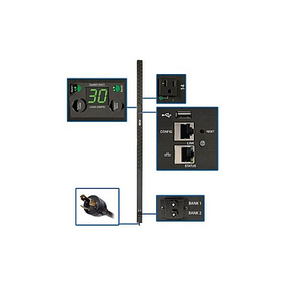 Tripp Lite Pdu Switched 120v 30a 24 5-15/20r 0urm (PDUMVR30NETLX)