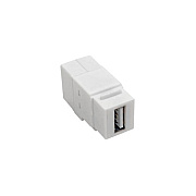Tripp Lite Usb Panel Mount Coupler Keystone Jack (U060000KPWH)