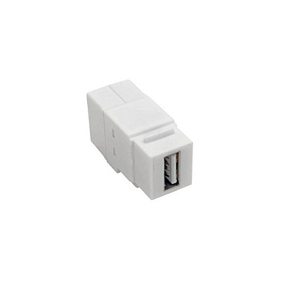Tripp Lite Usb Panel Mount Coupler Keystone Jack (U060000KPWH)