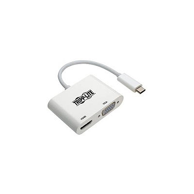 Tripp Lite Usb C To Hdmi / Vga Multiport Adapter 4k (U44406NHV4K)