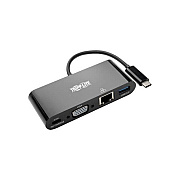 Tripp Lite Usb C To Vga Multiport Adapter Dock (U44406NVGUBC)