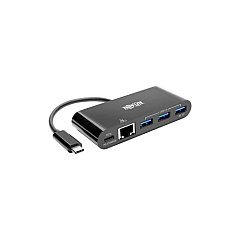 Tripp Lite Usb C Docking Station Hub, Gbe, Usb-a (U4600033AGBC)