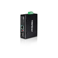 Trendnet Hardened Industrial Sfp To Gigabit Upoe Media Converter (TIUF11SFP)