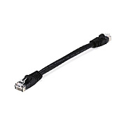 Monoprice Cat5e Patch Cable_ 6-inch Black (4974)