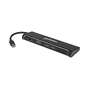 Manhattan - Strategic Usb-c To Hdmi 4-in-1 (152631)