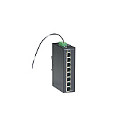 Black Box Gigabit Ethernet (1000-mbps) Extreme Temperature Poe+ Switch - (8) 10/100/1000-mbps Copper Rj45 Poe+, Gsa, Taa (LPH008AR2)