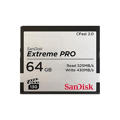 SanDisk Extreme Pro Cfast 2.0, 64gb (SDCFSP064GA46D)