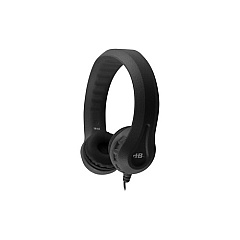 Hamiltonbuhl Flex-phones, Foam Headphones, Black (KIDSBLK)