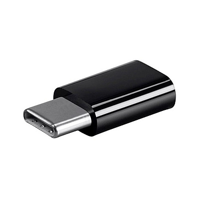 Monoprice Micro B Female Adapter_ Black (18628)