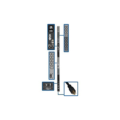 Tripp Lite 3ph Pdu Monitored 42 C13; 6 C19; L21-30p (PDU3EVN10L2130B)