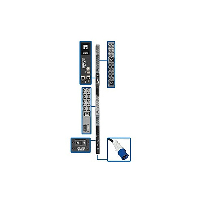 Tripp Lite 3ph Pdu Monitored 42 C13; 6 C19; Iec-309 (PDU3EVN6G60B)