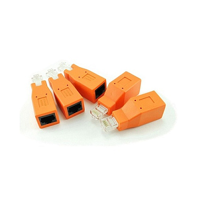 Axiom Rj-45 Cat6 X-over Adapter (5-pack) (C6RJ45MFA5PAX)