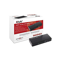 Club 3D Hdmi 4k60hz 2.0 Uhd Switchbox 4 Ports (CSV1380)