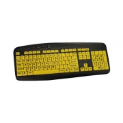 Ergoguys Large Print 104 Key Soft Touch Keyboard (CST104LPY)