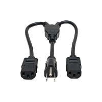 Tripp Lite C14 To C13 Splitter M2xf 10a 18in (P00418N2C13)