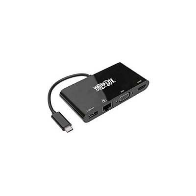 Tripp Lite Usb C Dock Station 4k Hdmi Vga Gbe Usb-a (U44406NHV4GUB)