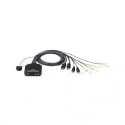 Aten 2-port Usb Displayport Cable Kvm Switch (CS22DP)