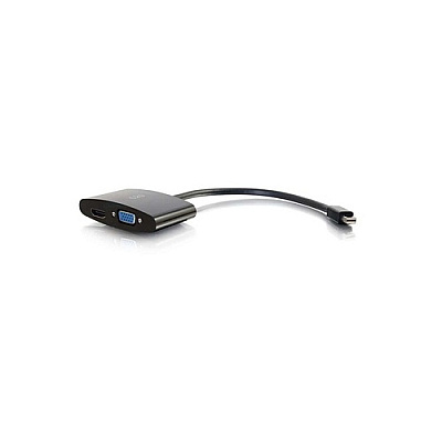 C2G Mini Displayport To Vga Hdmi Adapter Blk (28271)