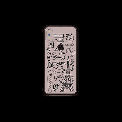 Centon Electronics Otm Essentials Iphone X Clear Rugged Edg (OPSPA0212)