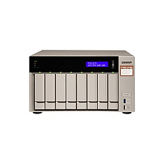 QNap 8-bay Nas/iscsi Ip-san, 4gb Ram (TVS873E4GUS)