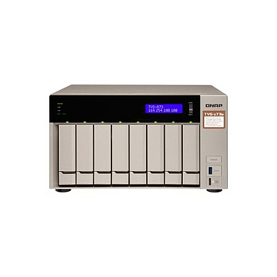 QNap 8-bay Nas/iscsi Ip-san, 4gb Ram (TVS873E4GUS)