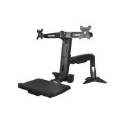 Startech.Com Sit Stand Dual Monitor Arm - Desk Mount (ARMSTSCP2)
