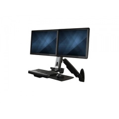 Startech.Com Sit Stand Desk - Wall Mount Dual Monitor (WALLSTS2)