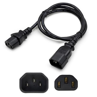 Add-On 6ft C14/c13 14awg Power Extension Cbl (ADDC132C14AWG6FT)